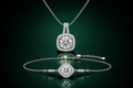 Aurelium Set - Moissanite  in 925 Sterling Silver