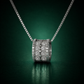 Axis Nova - Moissanite Necklace in 925 Sterling Silver