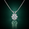 Vero luce - Moissanite Necklace in 925 Sterling Silver