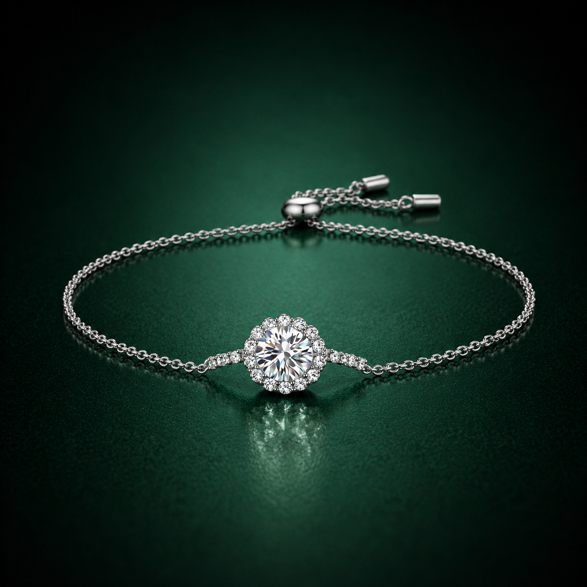 Ismeria - Moissanite Bracelet in 925 Sterling Silver