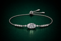 Prisma - Moissanite bracelet in 925 Sterling Silver