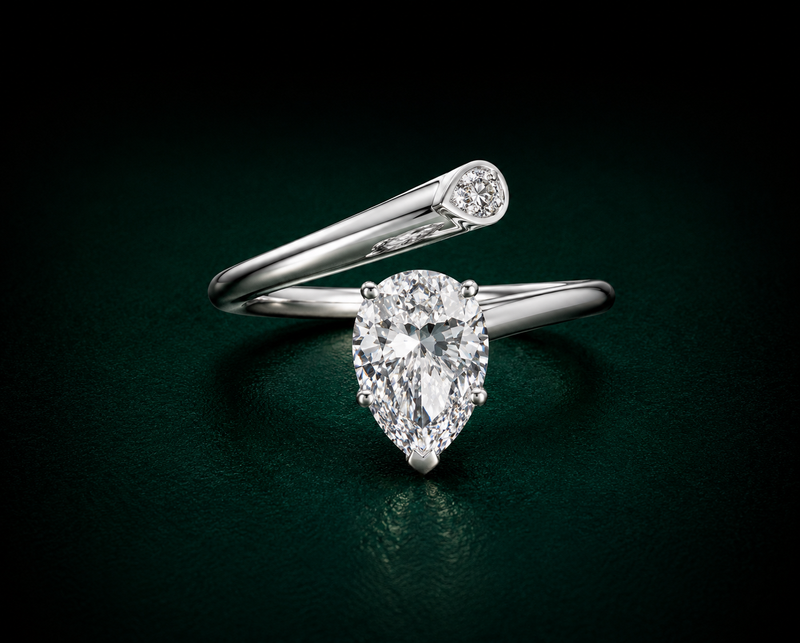 Seraphina – Moissanite Ring in 925 Sterling Silver