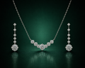 Elan Bloom - Moissanite Set in 925 Sterling Silver