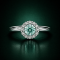 Aurora – Moissanite Ring in 925 Sterling Silver